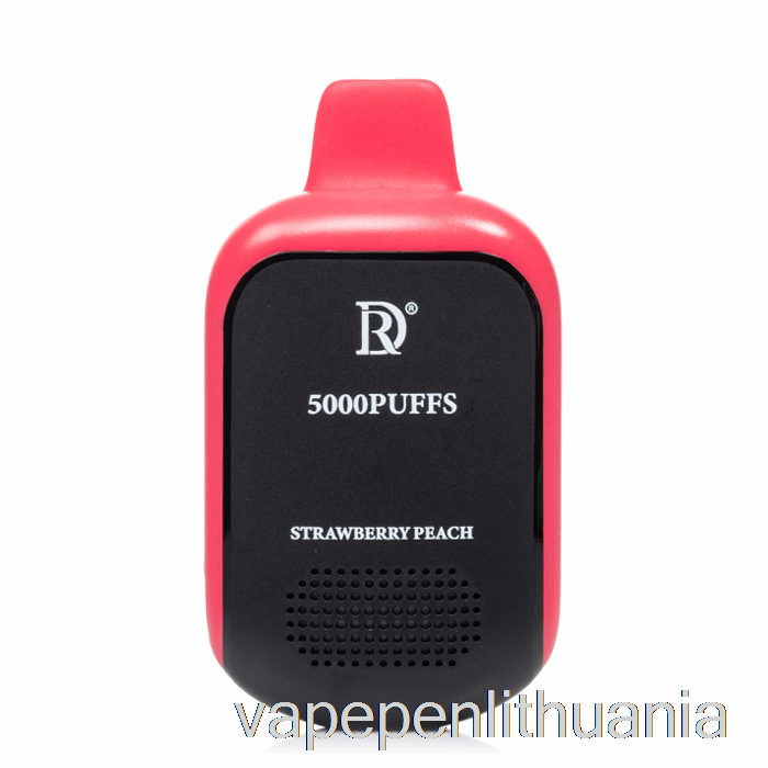 Mirties Bausmės Qr5000 Vienkartinis Braškių Persikų Vape Skystis